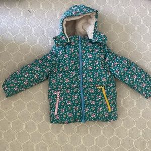 Mini Boden jacket with detachable hood. Size 7/8